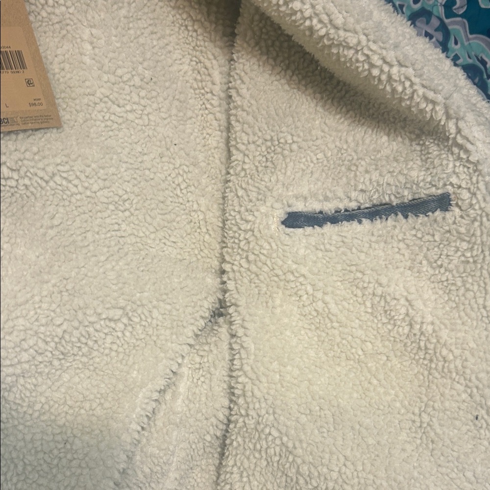 Levi's Classic Blue Denim Jacket with Sherpa Collar - Picture 4 of 5